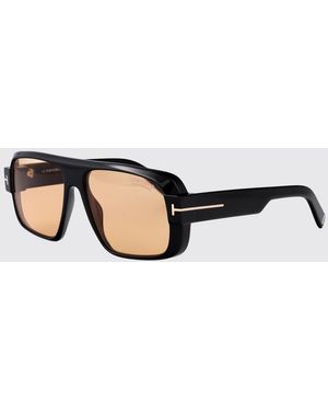 Tom Ford Turner Acetate Sunglasses - Brown