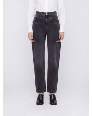 Maison Margiela High-Waisted Wide-Leg Jeans - Blue