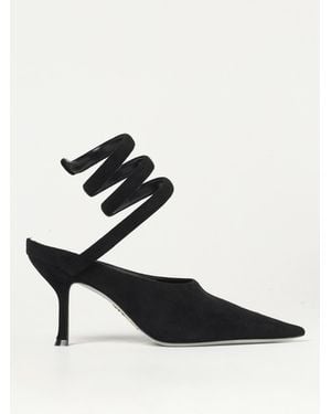 Rene Caovilla Mules "Grace" - Schwarz