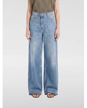 Momoní Momon&Igrave High-Waisted Wide Leg Jeans - Blue