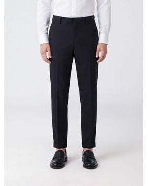 Dondup Pantalones Chino Gaubert Slim Fit De Algodón Elástico Marrón - Azul