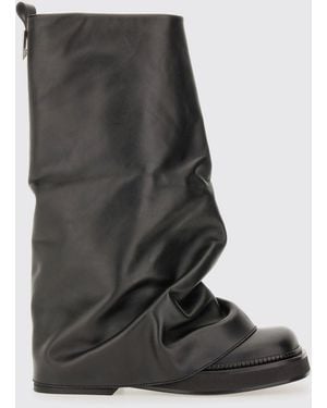 The Attico Flat Ankle Boots - Black