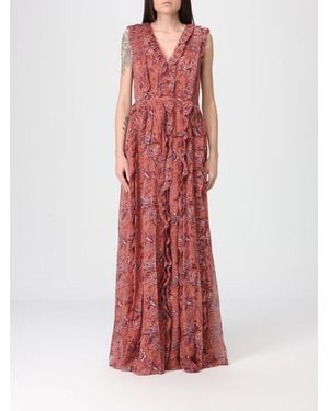 Ulla Johnson Aida Cotton Blend Long Dress - Red