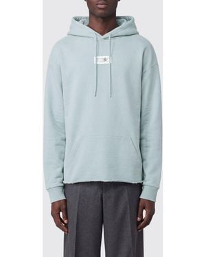 MM6 by Maison Margiela Cotton Hoodie - Blue