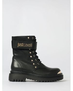 Just Cavalli Botines Planos Mujer - Negro
