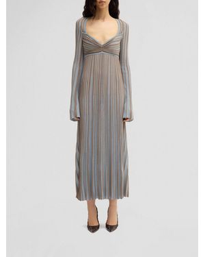 MACCAPANI Terry Midi Dress - Grey