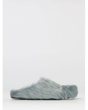 Marni Fur Sabots - Grey