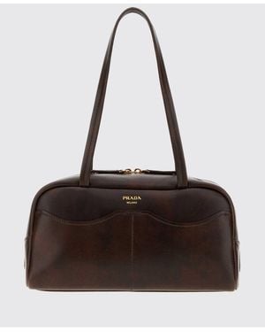 Prada Tote Bag - Brown