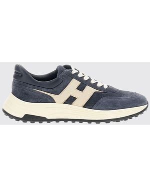 Hogan Hyperlight Suede Leather Sneakers With Chunky Sole - White