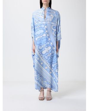 PUCCI Printed Silk Dress - Blue
