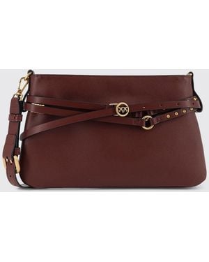 Pinko Leather Belt Bag - Purple
