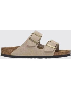 Birkenstock Arizona Suede Sandal - White