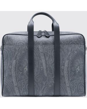 Etro Borsa Da Lavoro Arnica - Grigio