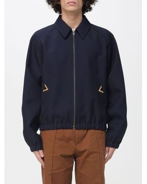 Valentino Vlogo Wool Blend Jacket - Blue
