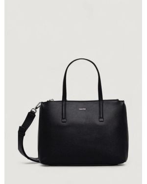 Calvin Klein Sac Porté Main Femme - Noir