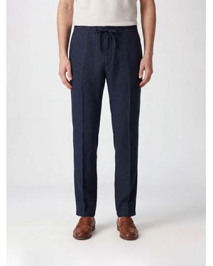 120% Lino Trousers - Blue