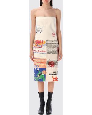 Marine Serre Dress - White