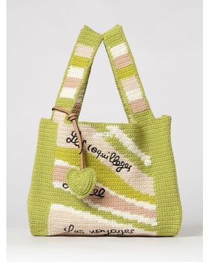 Lancel Summer Mania Crochet Cotton Bag - Yellow
