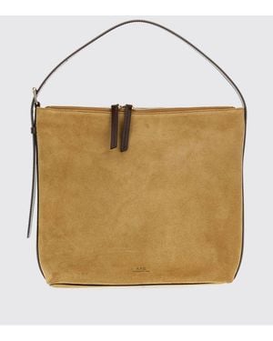 A.P.C. Vera Suede Bag - Natural