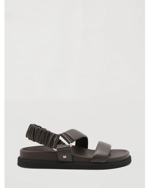 Max Mara Leather Sandals - White