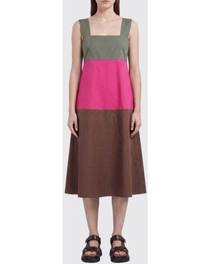 Marni Abito Midi Svasato - Rosa