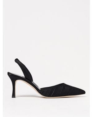 Manolo Blahnik Slingback Carolyne - Nero