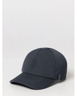 Brunello Cucinelli Cappello Da Baseball - Blu