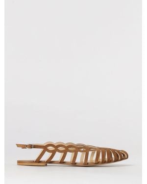 Anna F. Suede Sandal - White