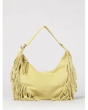 Orciani Isola Fringed Suede Bag - Metallic