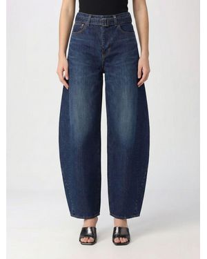 Sacai Baggy Cotton Denim Jeans - Blue