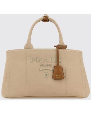 Prada Tote Bag - Natural