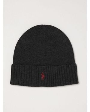 Polo Ralph Lauren Embroidered Pony Wool Beanie - Black