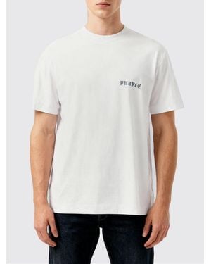Purple T-Shirt - White