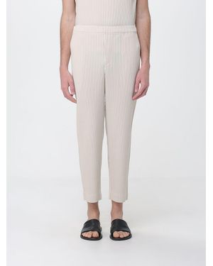 Homme Plissé Issey Miyake Pleated Crepe Trousers - Pink