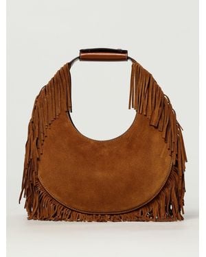 STAUD Sac Porté Épaule Femme - Marron
