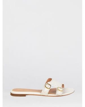 Santoni Leather Slippers - Pink