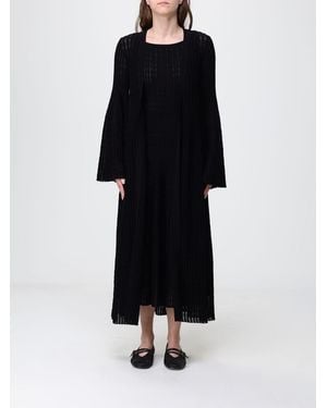Antonino Valenti Liliana Long Viscose-Blend Cardigan With Kimono Sleeves - Black