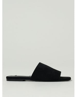 TOTEME Flat Sandals - Black