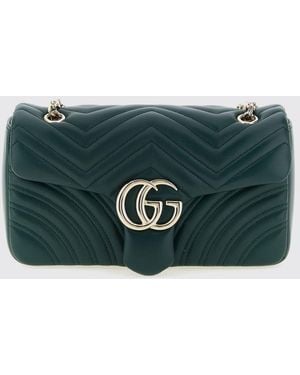 Gucci Gg Marmont Medium Shoulder Bag - Green
