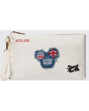 Secret Pon-pon Shoulder Bag - Natural