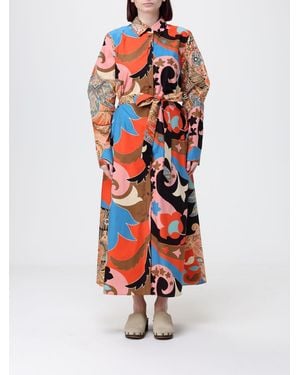 Etro Printed Cotton Poplin Chemisier Dress - White