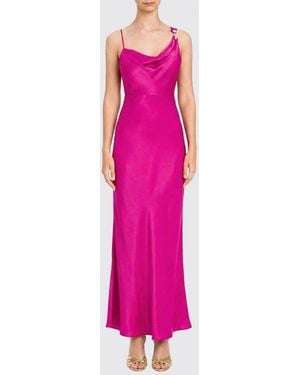 Twinset Satin Slip Dress - Pink