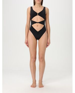 水着・ビーチグッズその他 ELISABETTA FRANCHI Chain one-piece swimsuit Green CS72B51E2 Elisabetta Franchi Chain One-Piece Swimsuit - Green