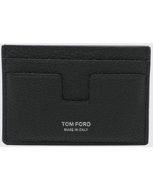 Tom Ford Flat Card Holder - White