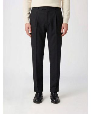 PT01 Stretch Virgin Wool Tailored Pants - Black