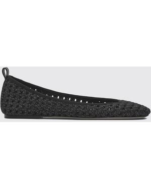 Marc Jacobs Häkel-Ballerinas Aus Polyester Mit Perforierter Runder Kappe - Weiß