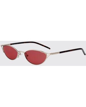 McQueen Gafas De Sol Am0563S De Acetato Y Metal - Blanco