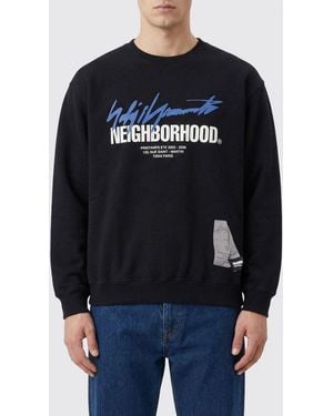 Yohji Yamamoto Neighborhood X Printed Cotton Sweatshirt - Blue