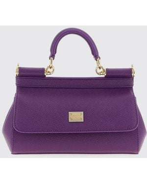 Dolce & Gabbana Sac Porté Main Femme - Violet
