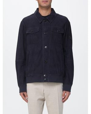 Peuterey Suede Jacket - Blue